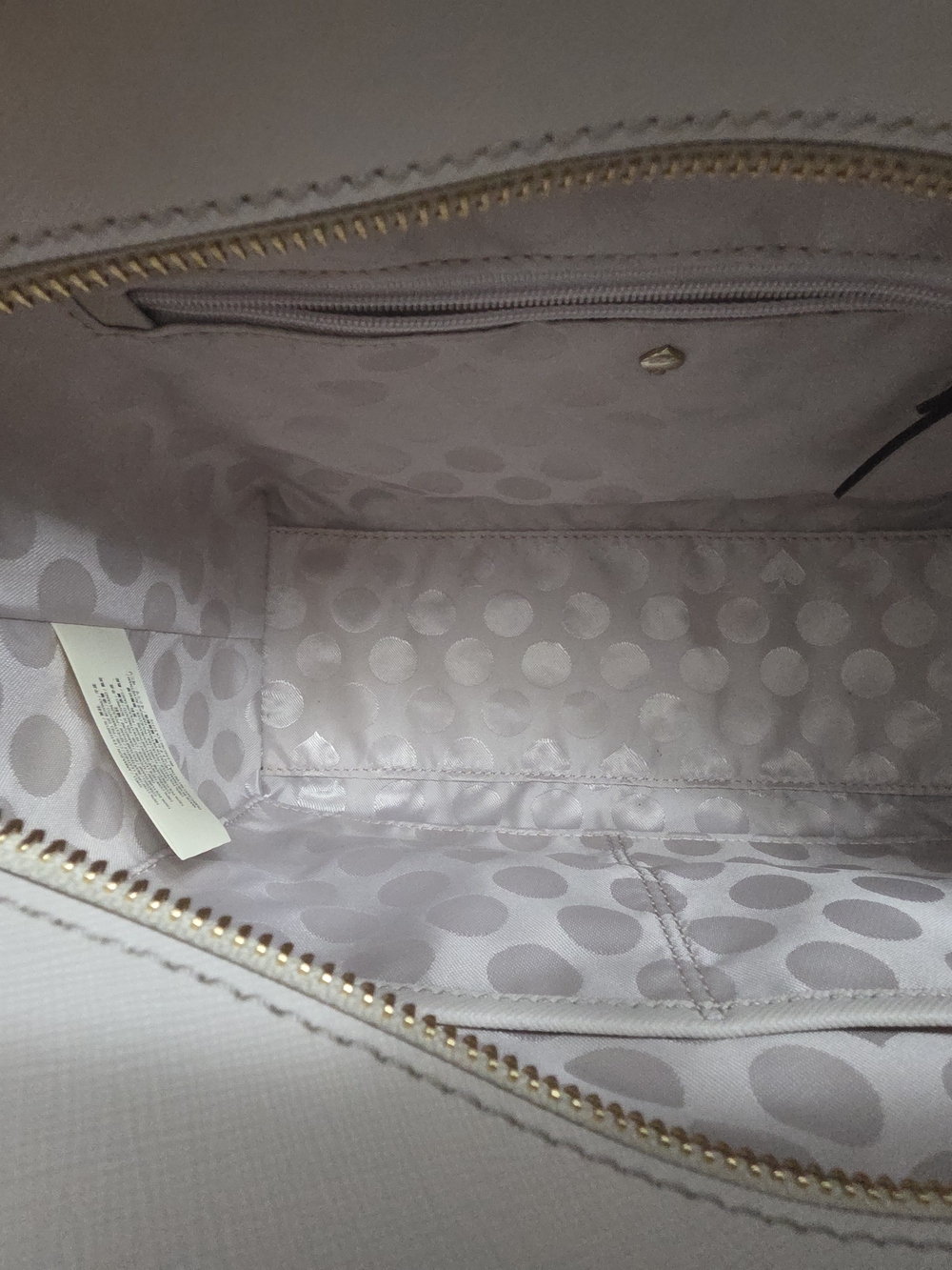 Kate Spade Cedar Street Hayden In Crisp Linen With Matching Wallet - Picture 5 of 9